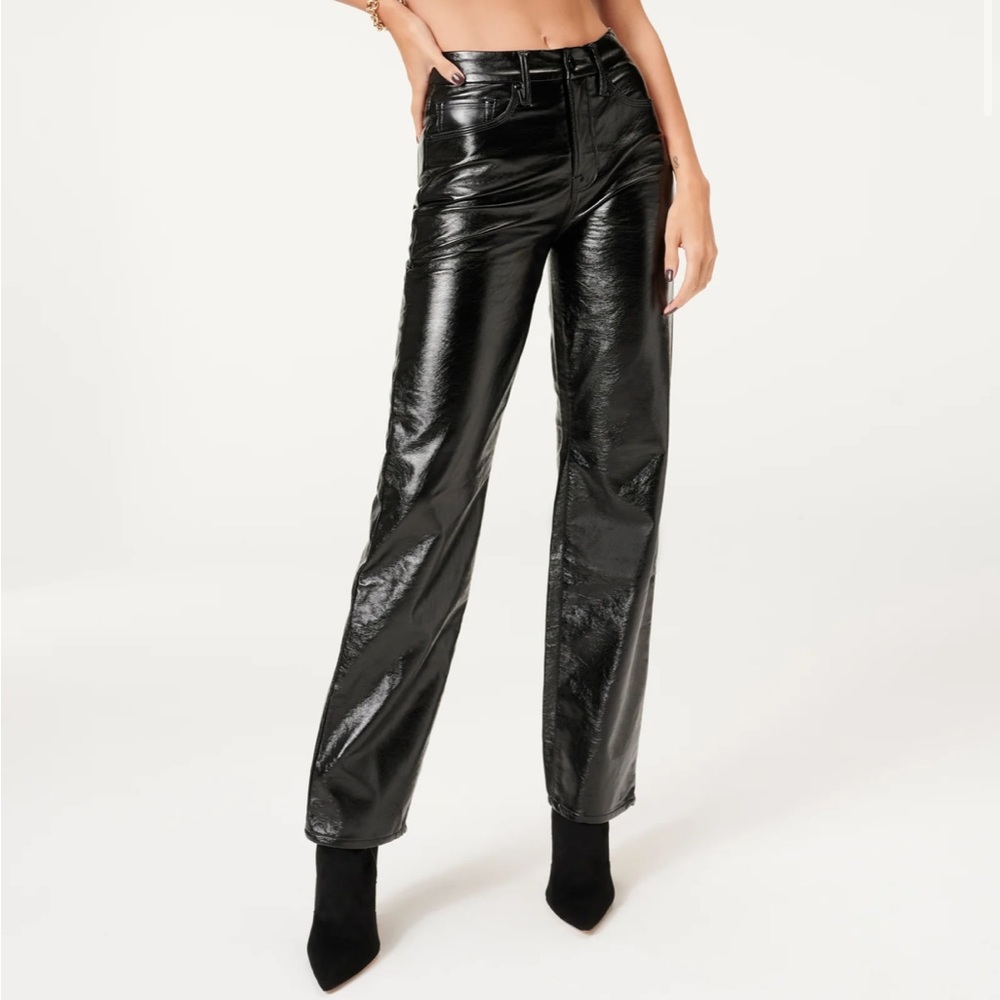 **70% OFF** Good American Good 90’s Vinyl Pants Size 4